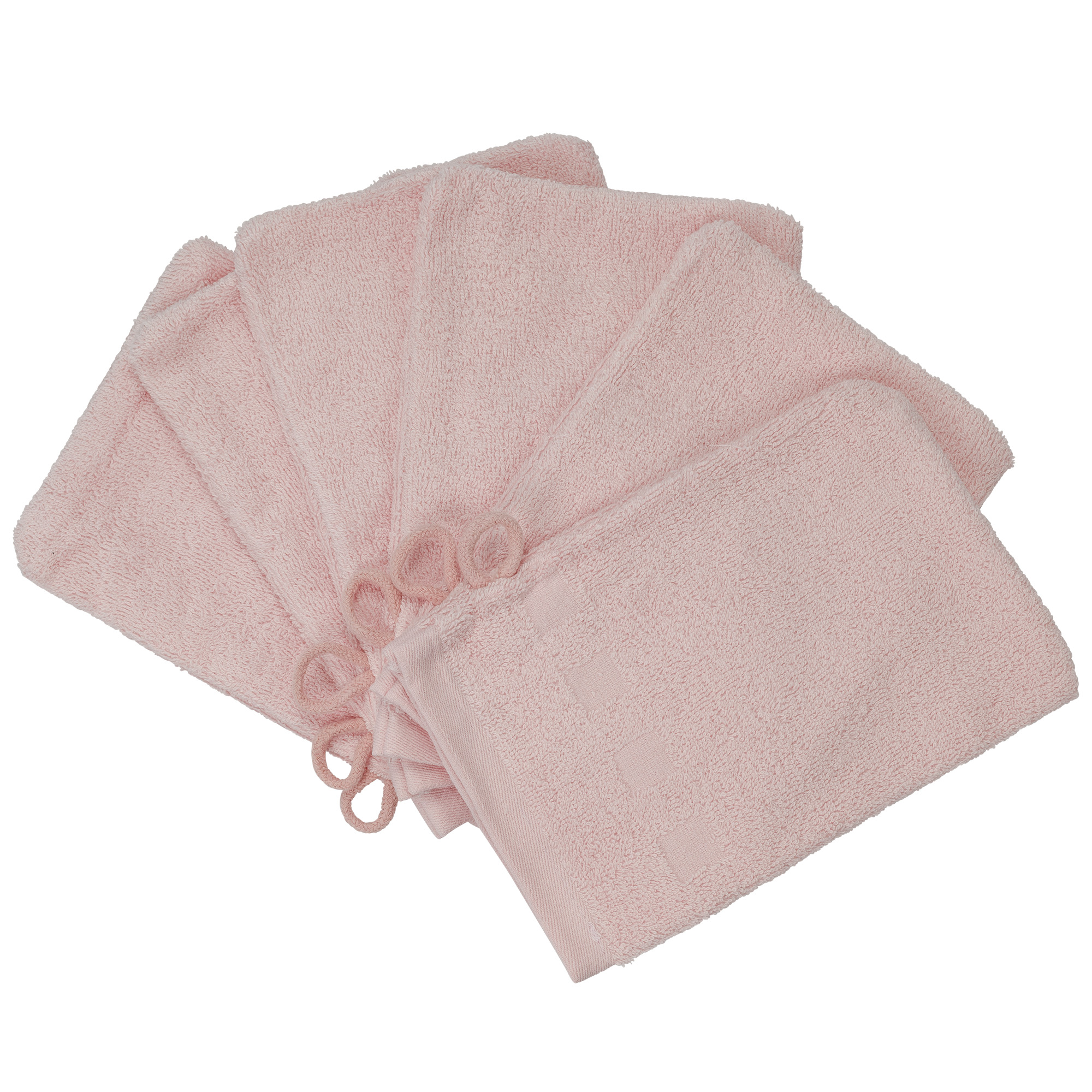 Bath Mitts Package of 6 (6" x 9") European Style Washcloth by MEK