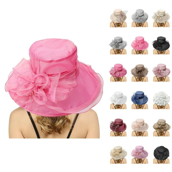 Womens Gardening Sun Hat – Wide Brim Floppy Hat with UV Protection, Packable Straw Hat for Summer Travel, Beach, Outdoor Pool and Hiking