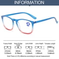 thumbnail image 2 of Fashion Big Frame Jelly Color Women Anti-UV Blue Rays Glasses Computer Goggles Eyeglasses Eyewear BLUE, 2 of 8