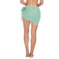 thumbnail image 3 of joogoo Blue Green Women's Beach Sarong Bathing Suit Wrap Swimwear Cover Ups M, 3 of 7