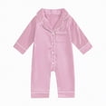 thumbnail image 4 of JUMEYU Baby Clothes Newborn Baby Boy Fall Winter Outfit Bear Long Sleeve Sweater Romper Jumpsuit One Piece Clothes 0 3 6 9 12 18 24 Months (Pink,3-6 Months), 4 of 4