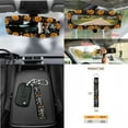 thumbnail image 7 of Renewold Skeleton Pumpkin Bat 15 PCS Car Seat Cover Set, with Steering Wheel Seat Belt Rear View Mirror Cover Coaster Trash Cans Keychain Air Vent Storage Bag Halloween Auto Decor Universal, 7 of 7