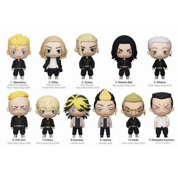 3D Figural Bag Clip Tokyo Revengers Series 2 Mystery Pack (1 RANDOM Figure)