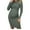 Green, variant on Wancir Floral Mesh Bishop Long Sleeve Maternity Midi Dress, Fall Maternity Bodycon Dress for Baby Shower/Photoshoot