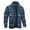 Navy, variant on Mens Sherpa Fleece Lined Plaid Flannel Shirts Jackets Casual Thermal Button Up Jackets Winter Warm Work Coat Outwear