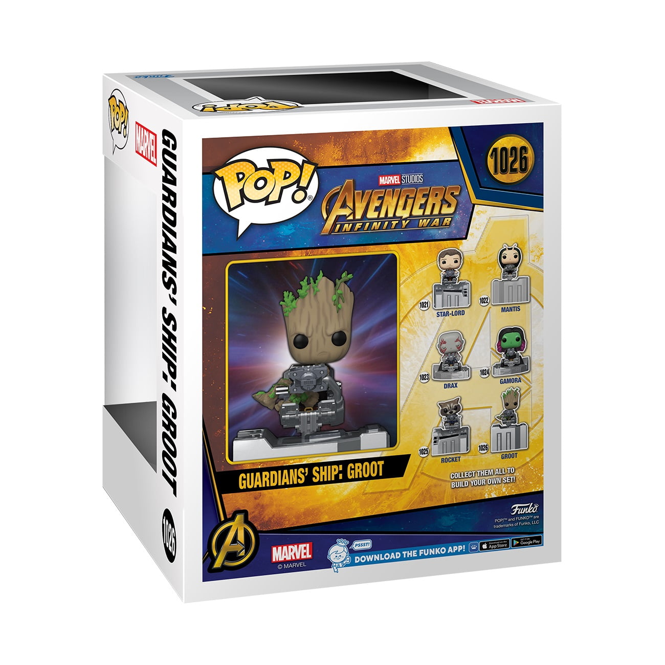 Funko Pop Guardians of the Galaxy: Groot with Bomb Collectible Figure,  Multicolor
