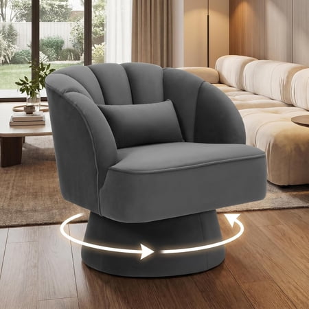 gaderth 360swivel accent barrel chair product
