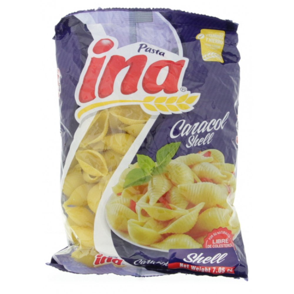 Ina Shell Noodles 7oz Caracols (Pack of 12)