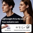thumbnail image 6 of Ultra Open Ear Earbuds,Clip On Headphones, Bluetooth 5.4 Wireless Lightweight Comfort IPX5 Waterproof Sport Earphones for Running Fitness, Open Ear Conduction Earphones, 6 of 6