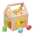 thumbnail image 3 of Caja de bloqueo Montessori, tablero de actividades, juguete sensorial a juego, tablero sensorial interactivo, habilidades motoras finas para bebé de 1, 3 of 9