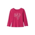 thumbnail image 1 of Camiseta Gráfica de Manga Corta para Bebé Niña GAP en Rosa Vivaz 19-2045 18-24M, 1 of 2