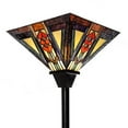 thumbnail image 4 of River of Goods 70 Inch Tall Stained Glass Mission Style Southwestern Torchiere, 4 of 4