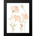 thumbnail image 2 of Loreth, Lanie 12x14 Black Modern Framed Museum Art Print Titled - Early Summer Poppies I, 2 of 5