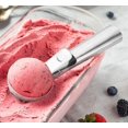 thumbnail image 2 of Cuchara superior para helado de acero inoxidable con gatillo para helado Apto para lavavajillas, cuchara para helado de metal r, 2 of 5