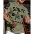 thumbnail image 2 of Gymish Squat Below Parallel Workout Shirt – Funny Gym T-Shirt for Men, Motivational Lifting Tee, Men’s Athletic Workout Apparel, 2 of 6
