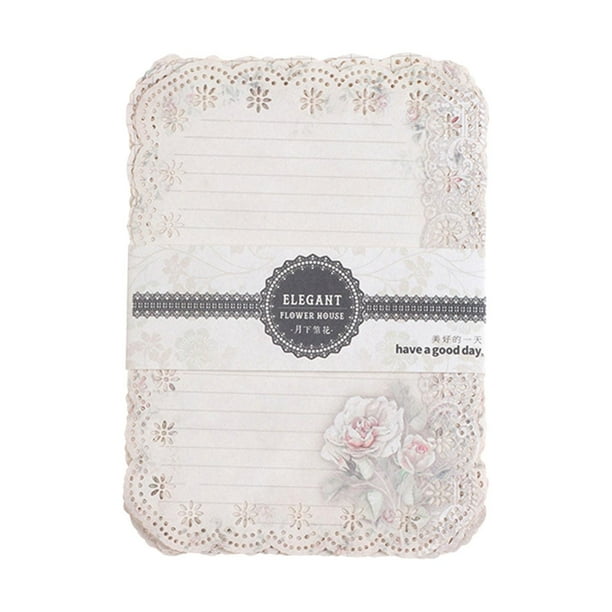 10 Uds. de Material DIY, papel de álbum de recortes, patrones florales estéticos de 10cm x 14cm para sobres, manualidades artísticas, diario, accesori Estilo D Sunnimix Papel de recortes