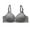 Gray-Bras for Women, variant on FNFYFH Lace Bra for Women No Wire Full Coverage Bras Comfortable Support Push Up Bra Embroidery Push Up Brassiere