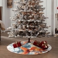thumbnail image 4 of Sikiie Three Goldfish Watercolor Splash Christmas Tree Skirt, Christmas Tree Decorations, Christmas Decor, Tree Mat Decoration(30-48IN)-36", 4 of 6