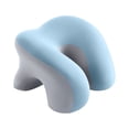 thumbnail image 2 of romoty Ergonomic Desk Nap Pillow Memory Foam, 10.2 x 9.8 Inches Blue Face Down Sleeping Cushion with Arm Rest Hole for Office School Desk, 2 of 6