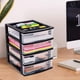 thumbnail image 5 of Organizador de Escritorio y Mostrador Gracious Living con 4 Cajones Negro, 5 of 8