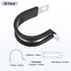 thumbnail image 3 of Uxcell 20 Paquete de Abrazaderas de Cable 30 mm Acero Inoxidable 304 Goma Forma R para Tubo, 3 of 7