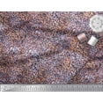 thumbnail image 2 of Soimoi Cotton Cambric Fabric Leopard Animal Skin Print Fabric by Yard 42 Inch Wide, 2 of 3