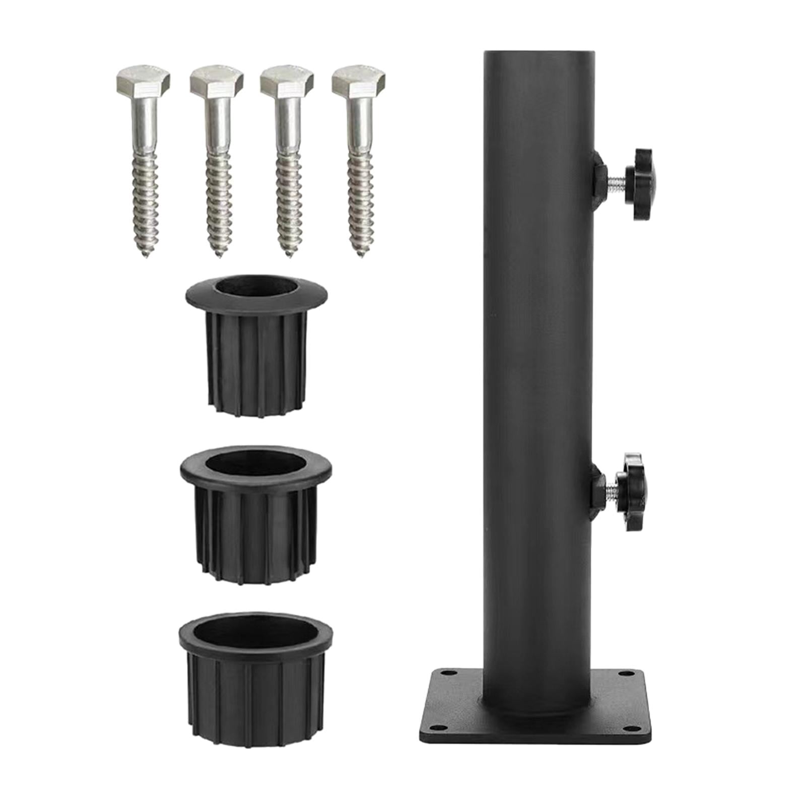Deck Umbrella Stand Parasol Umbrella Mount Parts Easy to Install Table Umbrella Base Umbrella Clamp for Beach Pontoons Garden