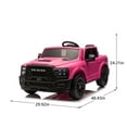 thumbnail image 2 of Ambifirner Ride On Truck Car Toy, 24V Electric 4 Wheels Kids Toys Ride on Truck w/Parent Remote Control, Music, Aux, LED Headlights, 2 Speeds, 2 of 10