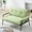 Green, variant on MAYEERTY 53in Sofa Couch Corduroy Loveseat for Small Apartment, Metal Frame, Beige