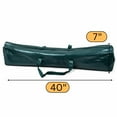 thumbnail image 4 of ADROIT PE Woven Zipper Bag  40" x 7" x 6.5" 101.6 cm x 17.8 cm x 16.5 cm  Perfect for Christmas Trees, Golf Clubs, Decor  Strong & Spacious  Dark Green, 4 of 7