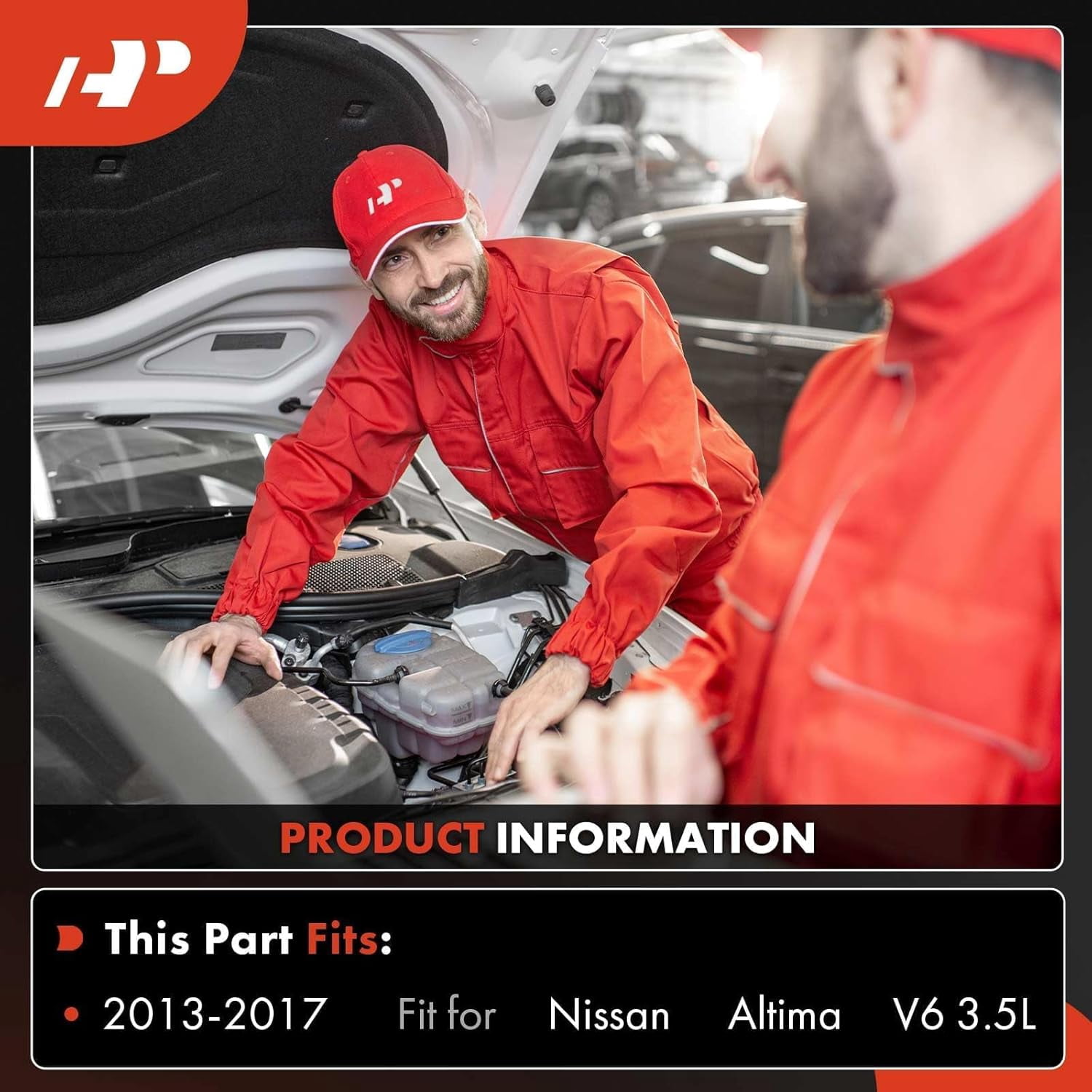 A-Premium Air Conditioner AC Compressor with Clutch Compatible with Nissan Altima (S Model) 3.5L 2013-2015, Altima (SR Model) 3.5L 2016-2017, VQ35DE