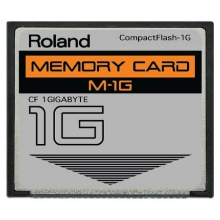 - 1GB Roland M-1G CompactFlash CF Memory Card for MC-808, SP-404, SP-555, V-Synth, Fantom and more