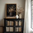thumbnail image 3 of Framed Vintage Floral Wall Art, Rustic Dark Moody Flower Paintings Wall Decor, Retro Farmhouse Botanical Pictures Canvas Prints Neutral Aesthetic Home Decor for Living Room Bedroom 12x16 inch, 3 of 18