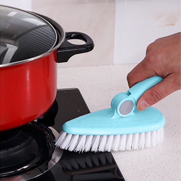 Cameland Cleaning Brush Combo Tub and Tile Brush Cleaner Brush with 35In Long Handle Tool for Bathroom Tub Wall Mop Scrub