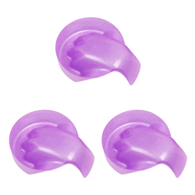 Vogacara 1 Uds Nail Art Hand Wash Remover Soak Bowl DIY Salon Nail Spa Tratamiento de baño Herramientas de manicura Herramientas de manicura Nail Spa violeta 3piezas Vogacara CBP003462