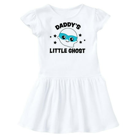 

Inktastic Cute Daddy s Little Ghost with Stars Gift Toddler Girl Dress