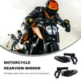 thumbnail image 4 of Monyance Bike Rear Mirror 2 Pcs Motorcycle Rear Mirror Scooter Rearview Side View Mirror Retroreflector(6.1X2.36X2.17Inches), 4 of 10