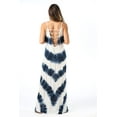 thumbnail image 3 of Riviera Sun Tie Dye Spaghetti Strap Maxi Dress (Navy / White, Small), 3 of 3