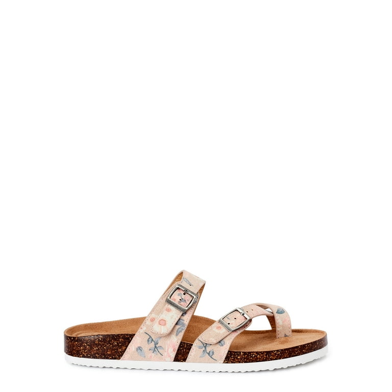 Time and tru platform sandals best sale