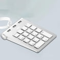 thumbnail image 3 of Teclado Numérico USB Con Cable Shamjiam Portátil 18 Teclas, 3 of 6