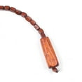 thumbnail image 4 of Wooden Beaded Door Curtain 31 Lines – 35.4" x 86.6" Bamboo Bead String Curtain for Doorway Closet Window, Handmade Boho Room Divider with Plum Blossom Pattern, Brown, Home Decor for Bedroom Kitchen, 4 of 20
