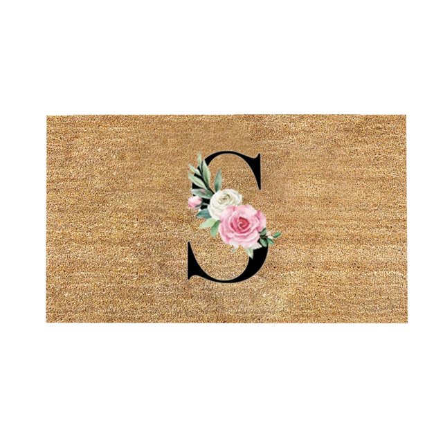 Alfombra de cama, manta, sofá, felpudo personalizado con alfabeto para dar la bienvenida a los invitados en la puerta de su casa, 1 pieza