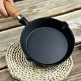 thumbnail image 4 of 10 Cm Cast Iron Mini Skillet Non-Stick Small Frying Pan Egg Pan for Kitchen Home, 4 of 6