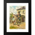 thumbnail image 2 of Franz Gerasch 11x14 Black Modern Framed Museum Art Print Titled - The Bandelkramer (1848), 2 of 5