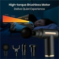 thumbnail image 7 of Portable Massage Gun Deep Tissue,Percussion Handheld Muscle Massager Tool for Full Body Pain Relief, Ideal Gifts for Home & Travel, Compact & Lightweight Aesthetic, 7 of 7