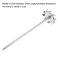 thumbnail image 4 of Uxcell 11.81" Stirring Rod 304 Stainless Steel with 3.15" ID Dispersion Disc 1Pack, 4 of 5