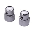 thumbnail image 1 of 2 Sets Dual Concentric Stacked Control Knobs for Electric Bass Guitars Silver Color, 1 of 7