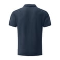 thumbnail image 7 of Breeze Polo Shirts for Men Beer Belly, Stiff Collar Ice Silk Shirts Casual Quick Dry Golf Shirt, 7 of 7