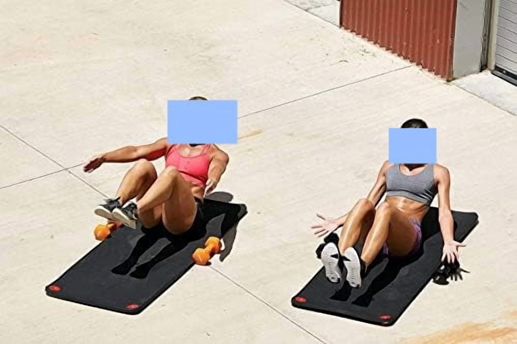 Hanging Exercise Mat, Fitness & Yoga Mat for Group Fitness Classes, Commercial Grade Quality with Reinforced Holes 56" L x 23" W x 3/8" (Black)