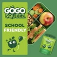 thumbnail image 3 of GoGo squeeZ No Sugar Added Apple Applesauce & Fruit Puree Pouches, 3.2 oz (4 Pack), 3 of 17